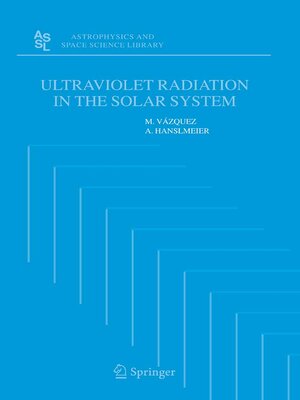 cover image of Ultraviolet Radiation in the Solar System